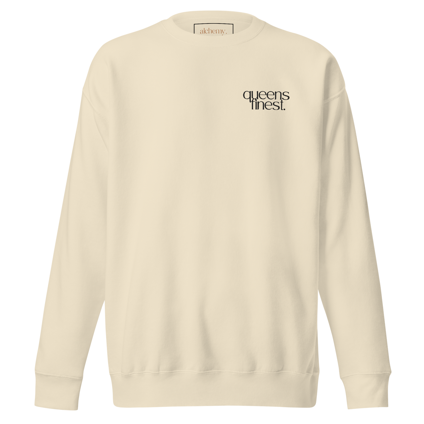 queens finest. crewneck