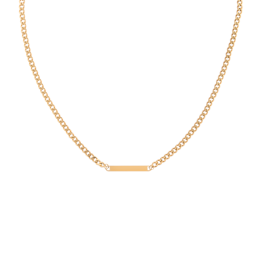 leo. Cuban Link ID Choker