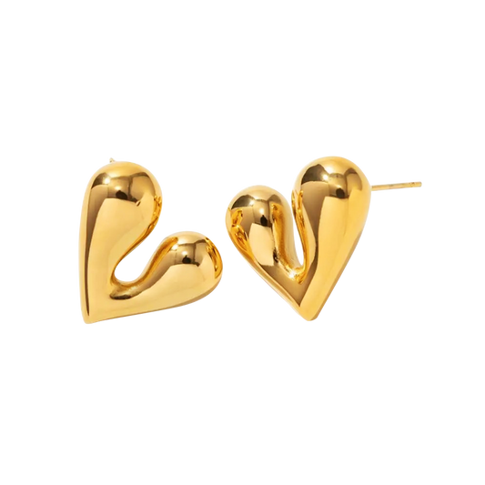 eros. Heart Studs