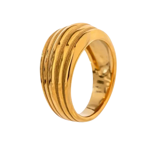 hydra. Textured Abstract Ring