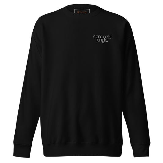 concrete jungle. crewneck