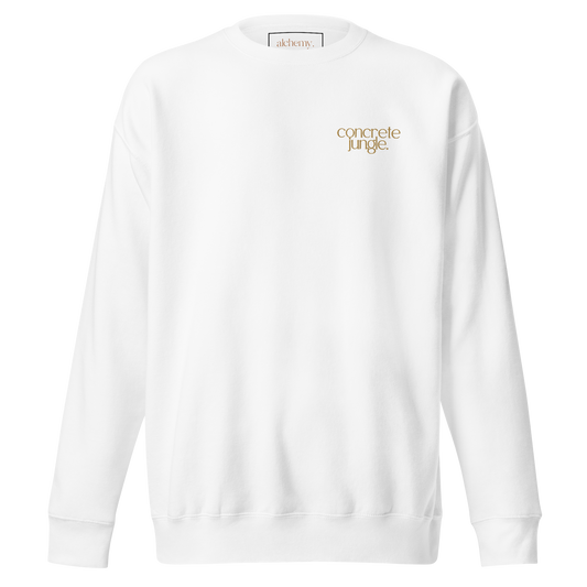 concrete jungle. crewneck