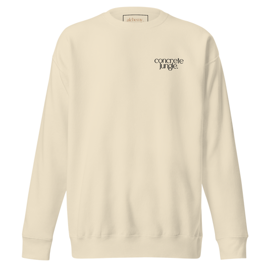 concrete jungle. crewneck
