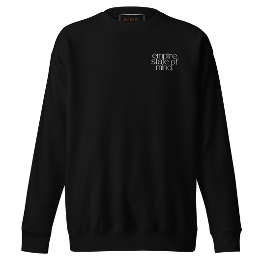 empire state of mind. crewneck