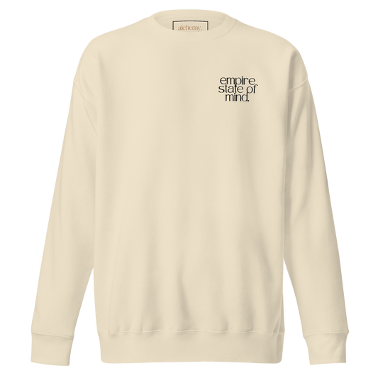 empire state of mind. crewneck