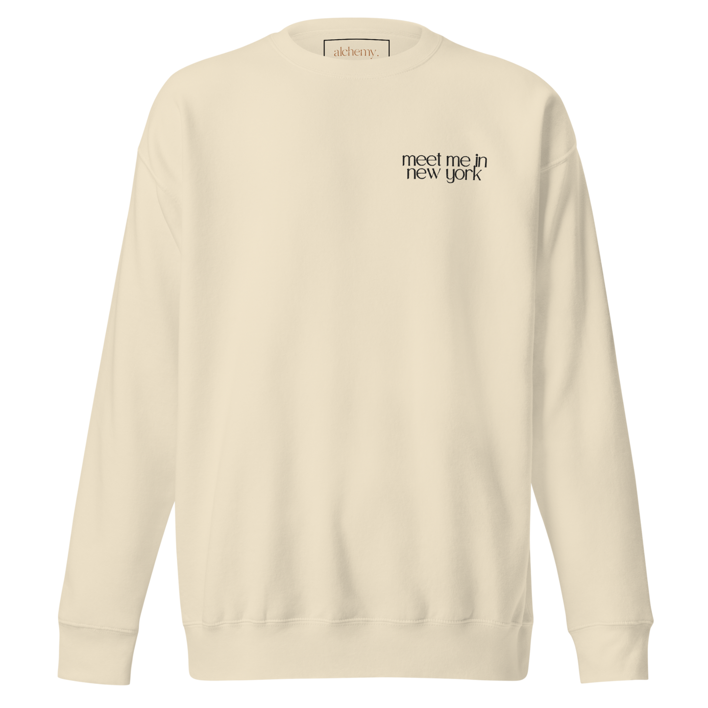 meet me in new york. crewneck