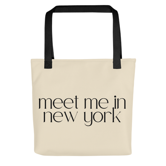 meet me in new york. tote