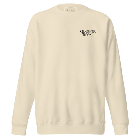queens finest. crewneck